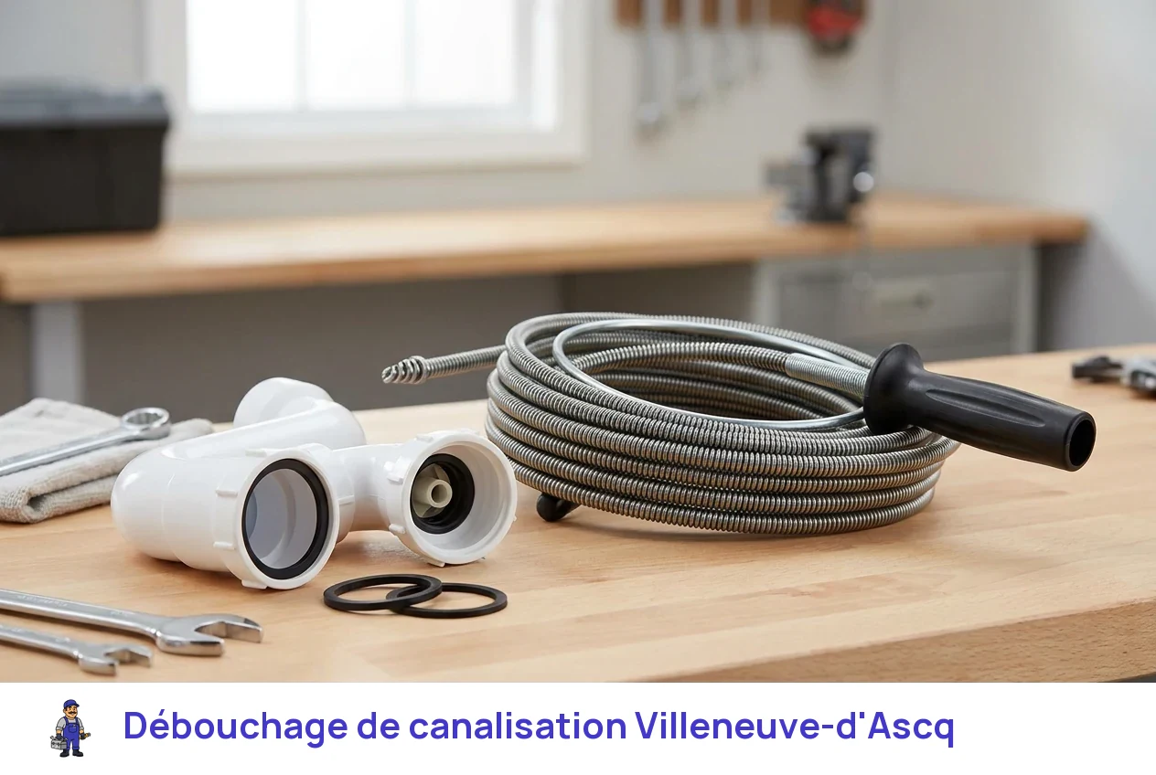 Débouchage de canalisation à Villeneuve-d'Ascq