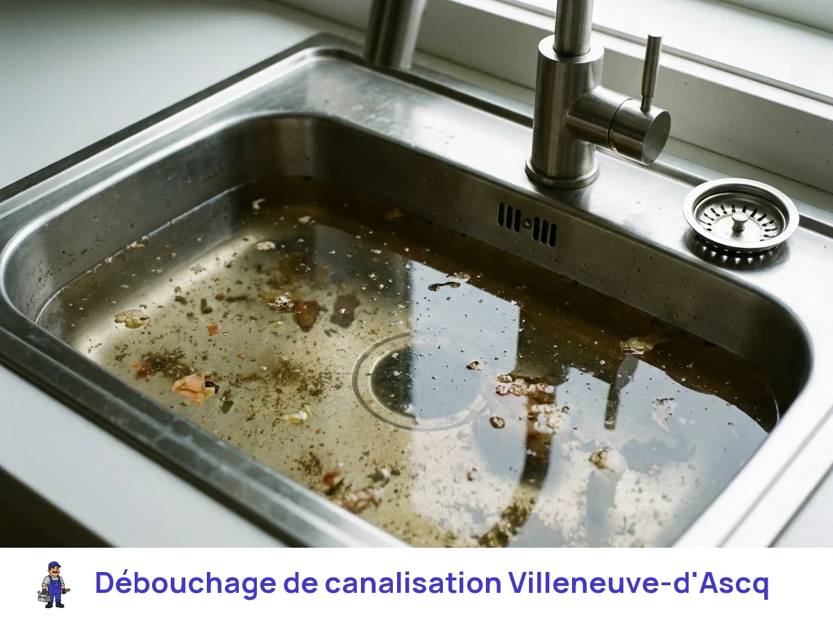 Débouchage de canalisation à Villeneuve-d'Ascq
