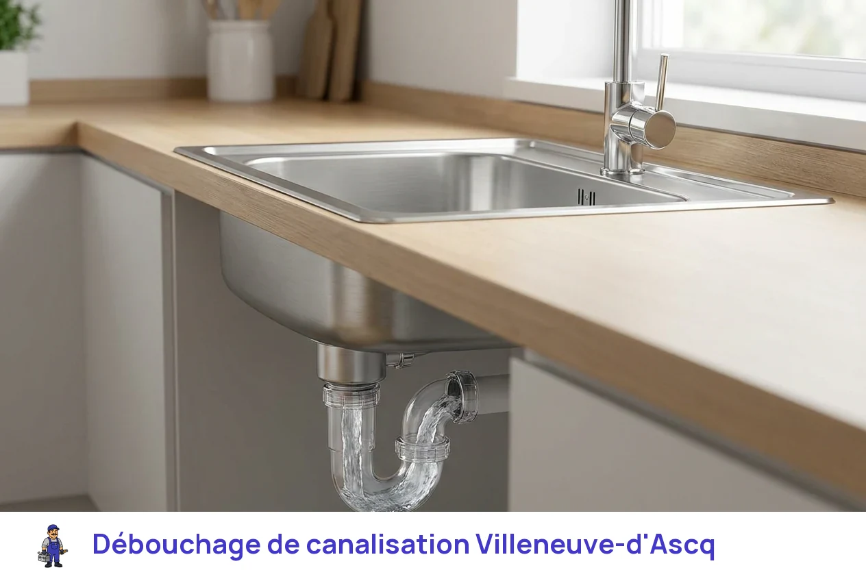 Débouchage de canalisation à Villeneuve-d'Ascq