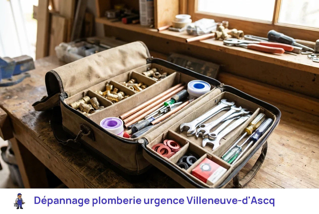 Dépannage plomberie urgence à Villeneuve-d'Ascq