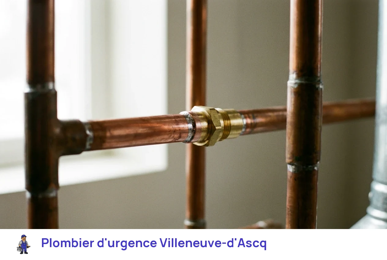 Plombier d'urgence à Villeneuve-d'Ascq