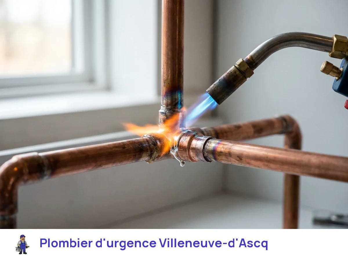Plombier d'urgence à Villeneuve-d'Ascq