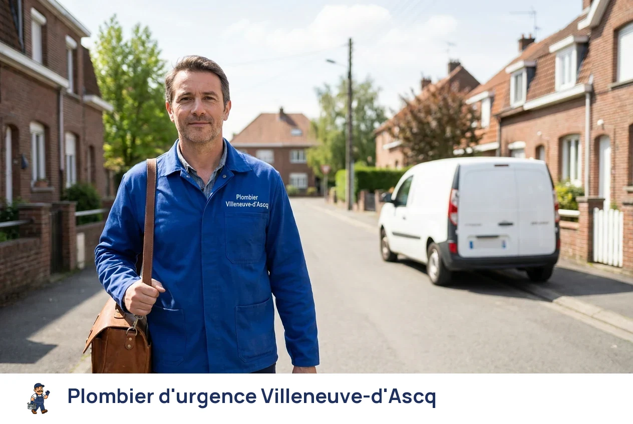 Plombier d'urgence à Villeneuve-d'Ascq
