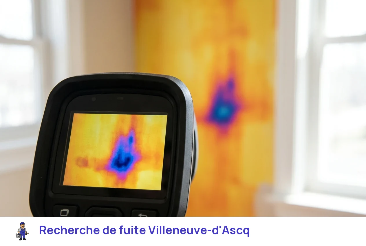 Recherche de fuite à Villeneuve-d'Ascq