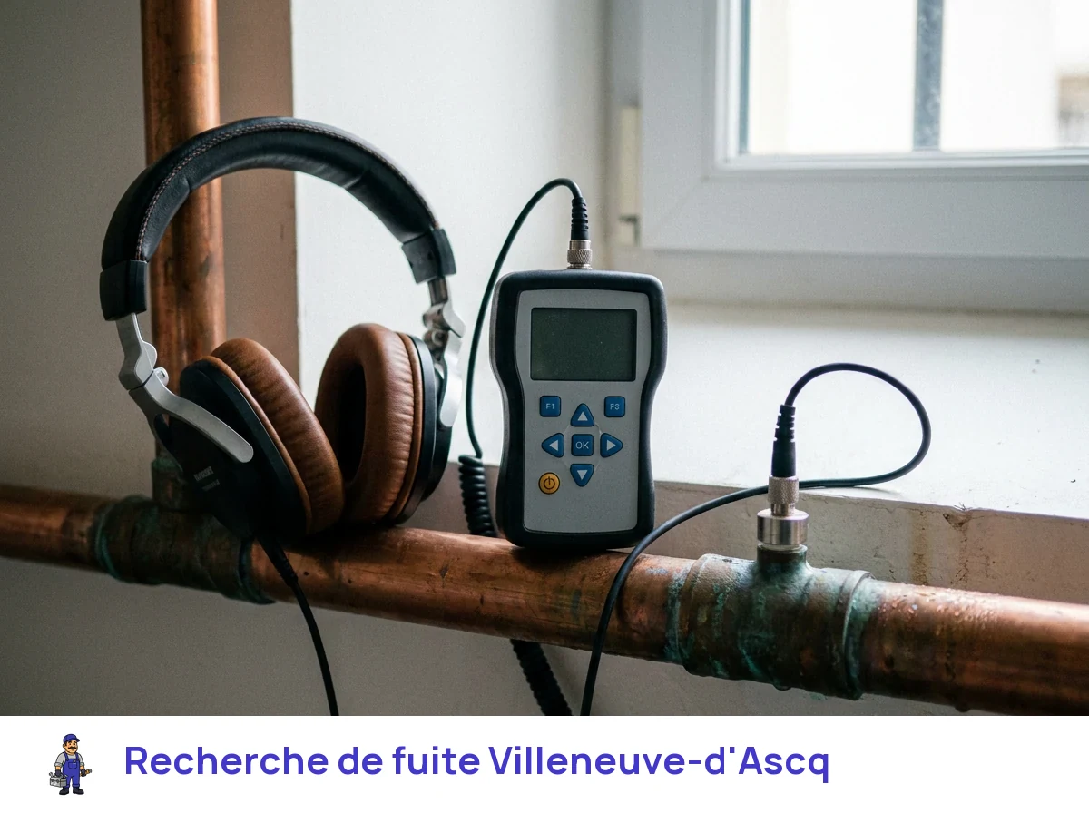Recherche de fuite à Villeneuve-d'Ascq