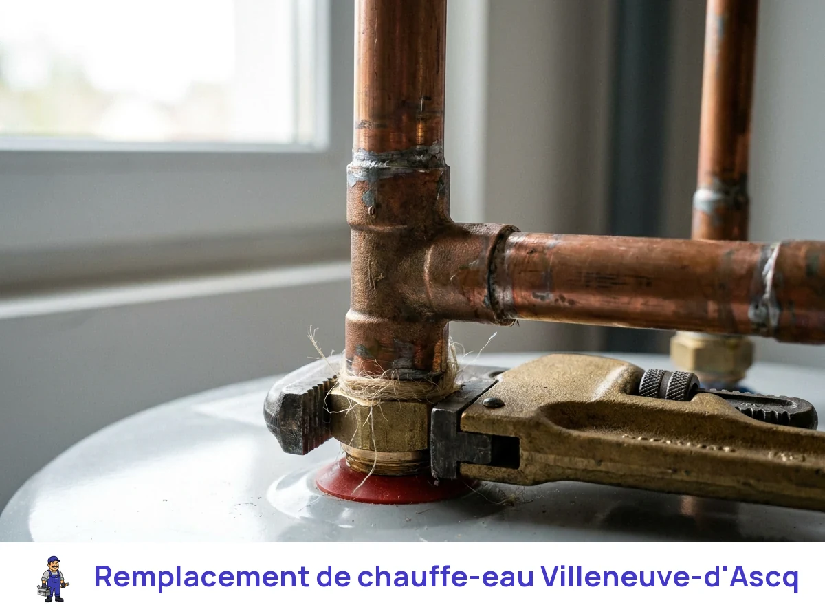 Remplacement de chauffe-eau à Villeneuve-d'Ascq