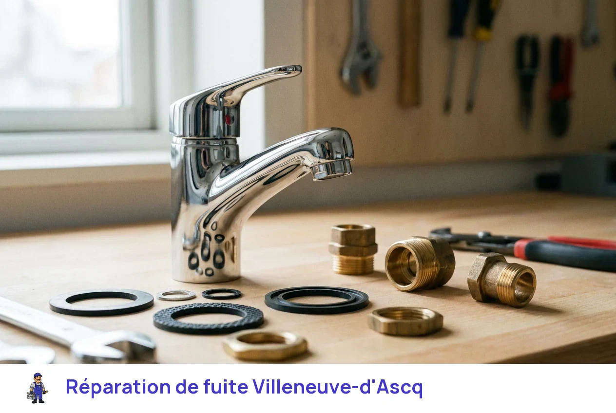 Réparation de fuite à Villeneuve-d'Ascq