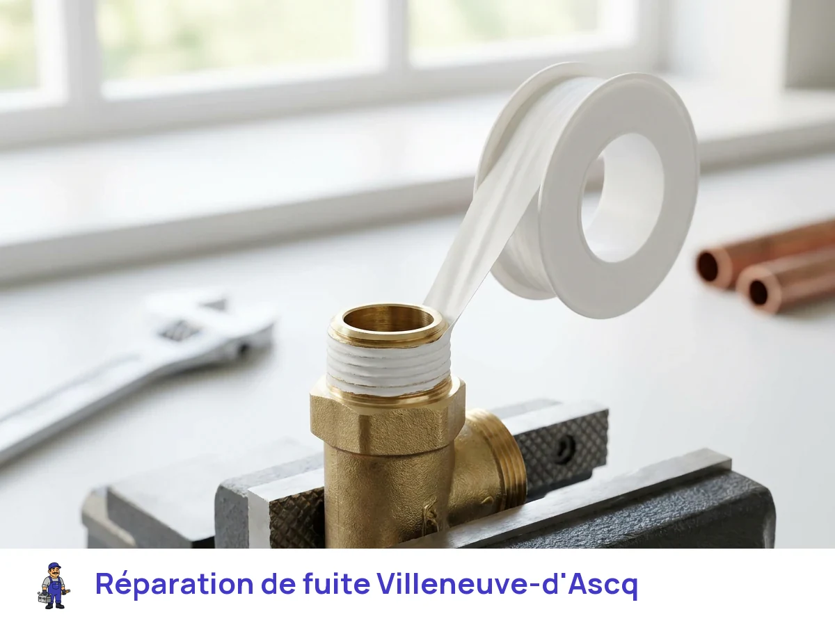Réparation de fuite à Villeneuve-d'Ascq